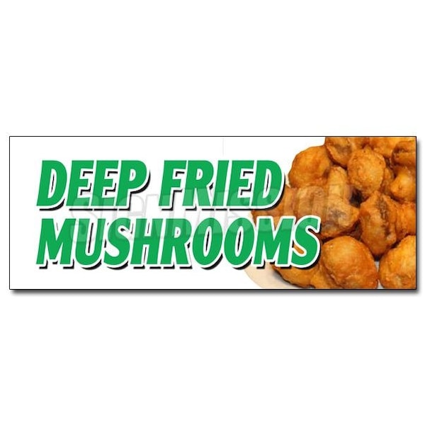 DEEP FRIED MUSHROOMS DECAL sticker stuffed beer battered pickles snack, D-36 Deep Fried Mushrooms